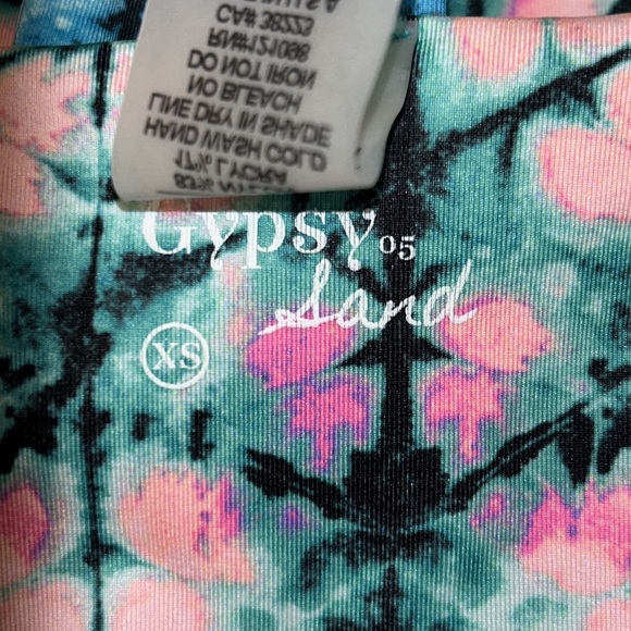 GYPSY 05 SAND | Strappy Tie Dye Bikini Bottom in Midnight Reef - Picture 4 of 5